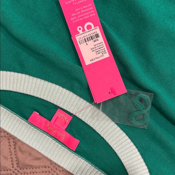 Lilly Pulitzer Green Women's Sweater Top. - Picture 10 of 10
